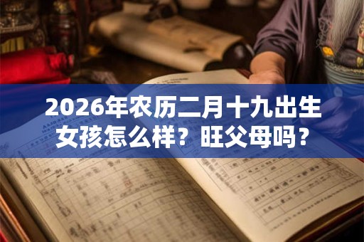 2026年农历二月十九出生女孩怎么样?旺父母吗? 2026年农历二月十九出生女孩怎么样?旺父母吗?