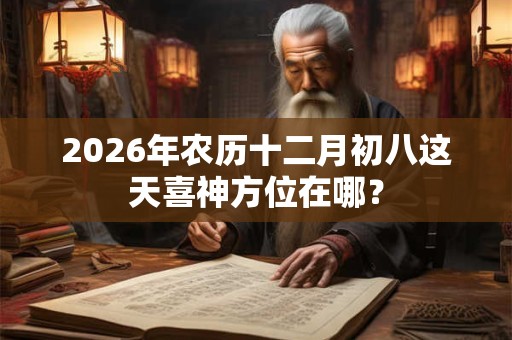 2026年农历十二月初八这天喜神方位在哪？