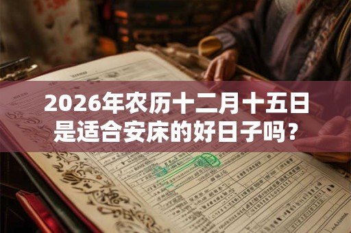 2026年农历十二月十五日是适合安床的好日子吗? 2026年农历十二月十五日是适合安床的好日子吗?