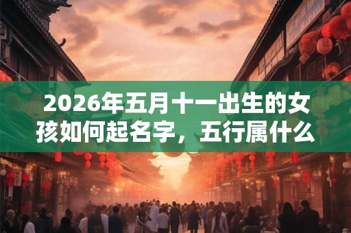 2026年五月十一出生的女孩如何起名字,五行属什么 2026年五月十一出生的女孩如何起名字,五行属什么