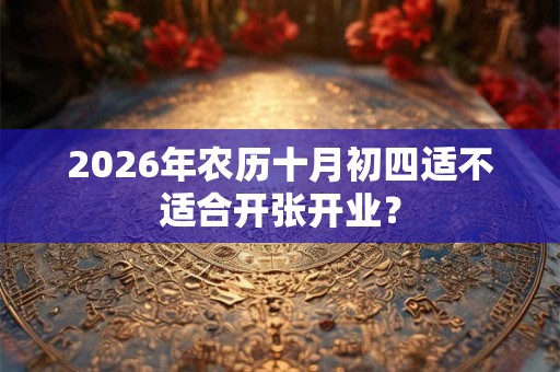 2026年农历十月初四适不适合开张开业? 2026年农历十月初四适不适合开张开业?