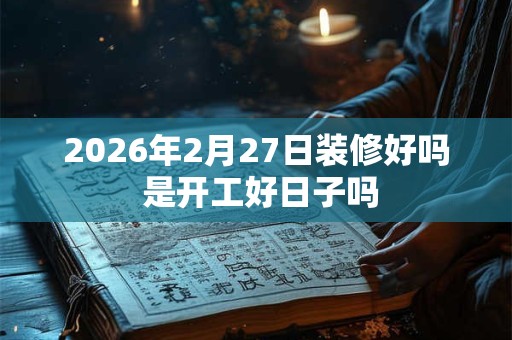 2026年2月27日装修好吗 是开工好日子吗 2026年2月27日装修好吗 是开工好日子吗
