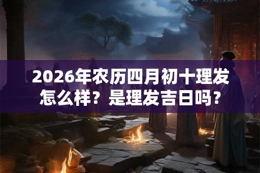 2026年农历四月初十理发怎么样?是理发吉日吗? 2026年农历四月初十理发怎么样?是理发吉日吗?