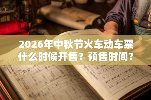2026年中秋节火车动车票什么时候开售?预售时间? 2026年中秋节火车动车票什么时候开售?预售时间?