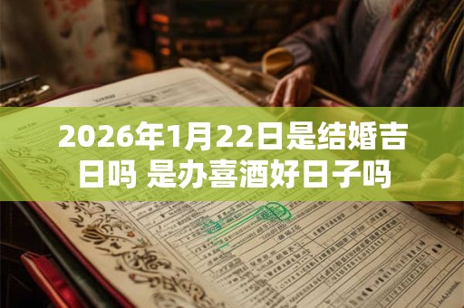 2026年1月22日是结婚吉日吗 是办喜酒好日子吗 2026年1月22日是结婚吉日吗 是办喜酒好日子吗