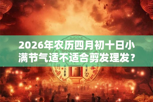2026年农历四月初十日小满节气适不适合剪发理发？