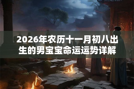 2026年农历十一月初八出生的男宝宝命运运势详解