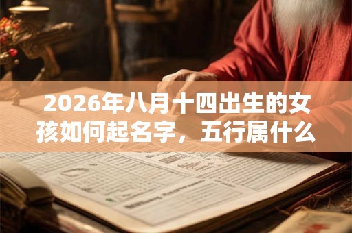 2026年八月十四出生的女孩如何起名字,五行属什么 2026年八月十四出生的女孩如何起名字,五行属什么