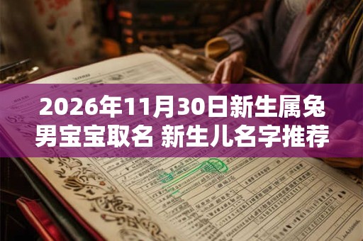2026年11月30日新生属兔男宝宝取名 新生儿名字推荐