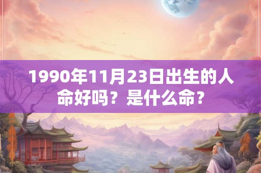 1990年11月23日出生的人命好吗?是什么命? 1990年11月23日出生的人命好吗?是什么命?