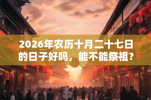2026年农历十月二十七日的日子好吗,能不能祭祖? 2026年农历十月二十七日的日子好吗,能不能祭祖?