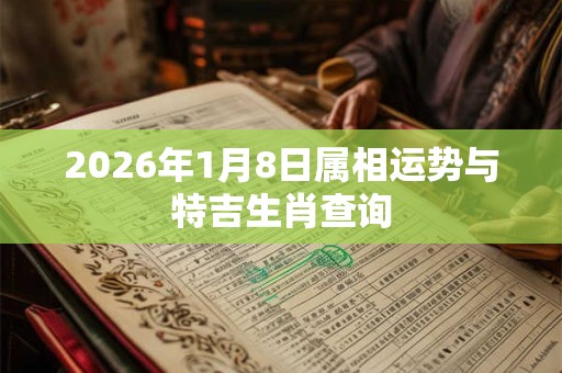 2026年1月8日属相运势与特吉生肖查询 2026年1月8日属相运势与特吉生肖查询