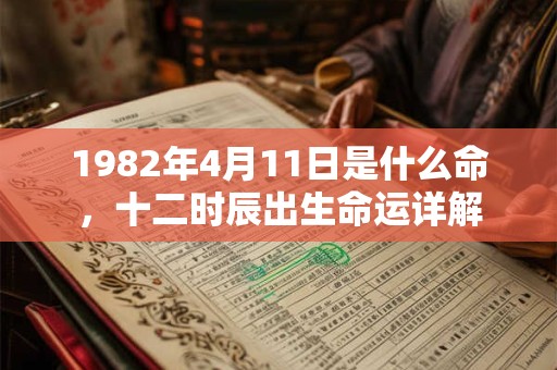 1982年4月11日是什么命，十二时辰出生命运详解