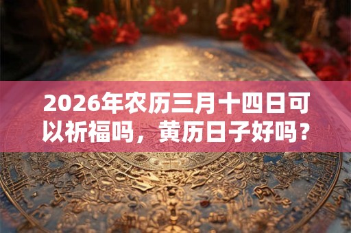 2026年农历三月十四日可以祈福吗,黄历日子好吗? 2026年农历三月十四日可以祈福吗,黄历日子好吗?