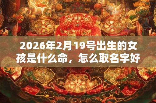 2026年2月19号出生的女孩是什么命，怎么取名字好
