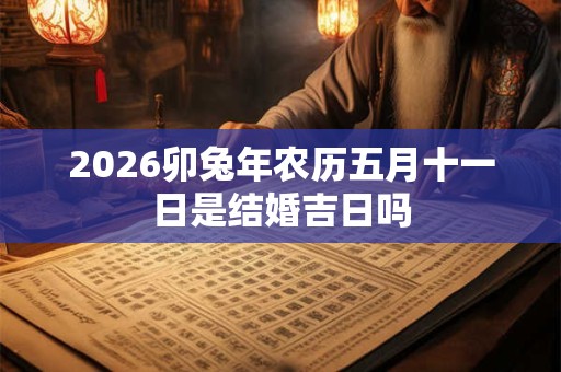2026卯兔年农历五月十一日是结婚吉日吗 2026卯兔年农历五月十一日是结婚吉日吗