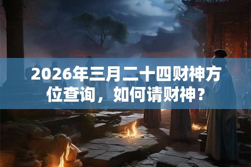 2026年三月二十四财神方位查询，如何请财神？