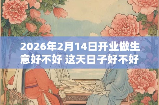 2026年2月14日开业做生意好不好 这天日子好不好