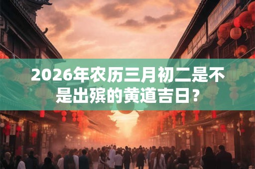 2026年农历三月初二是不是出殡的黄道吉日? 2026年农历三月初二是不是出殡的黄道吉日?