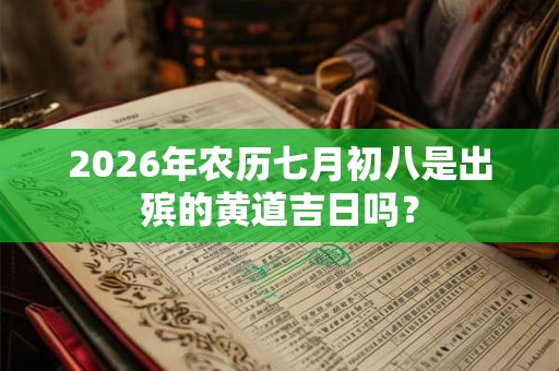 2026年农历七月初八是出殡的黄道吉日吗? 2026年农历七月初八是出殡的黄道吉日吗?