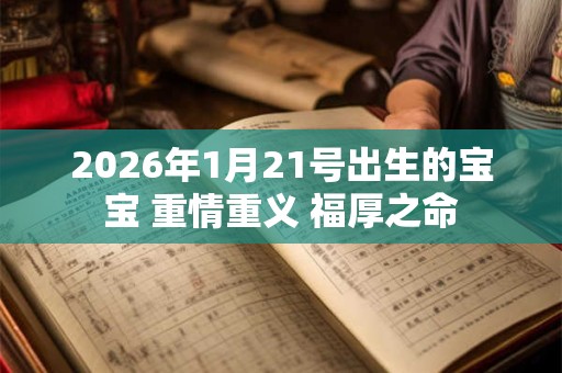 2026年1月21号出生的宝宝 重情重义 福厚之命 2026年1月21号出生的宝宝 重情重义 福厚之命