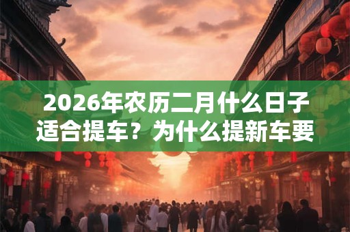 2026年农历二月什么日子适合提车？为什么提新车要请人开