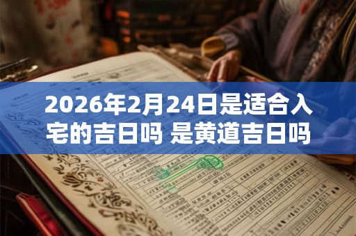 2026年2月24日是适合入宅的吉日吗 是黄道吉日吗 2026年2月24日是适合入宅的吉日吗 是黄道吉日吗