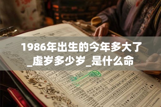 1986年出生的今年多大了_虚岁多少岁_是什么命 1986年出生的今年多大了_虚岁多少岁_是什么命