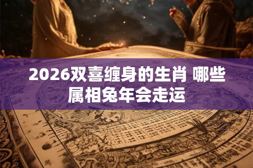 2026双喜缠身的生肖 哪些属相兔年会走运 2026双喜缠身的生肖 哪些属相兔年会走运