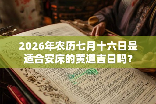 2026年农历七月十六日是适合安床的黄道吉日吗? 2026年农历七月十六日是适合安床的黄道吉日吗?