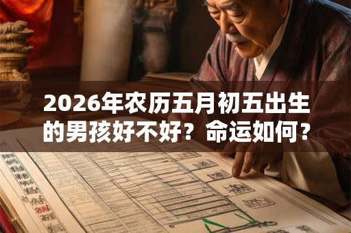 2026年农历五月初五出生的男孩好不好?命运如何? 2026年农历五月初五出生的男孩好不好?命运如何?