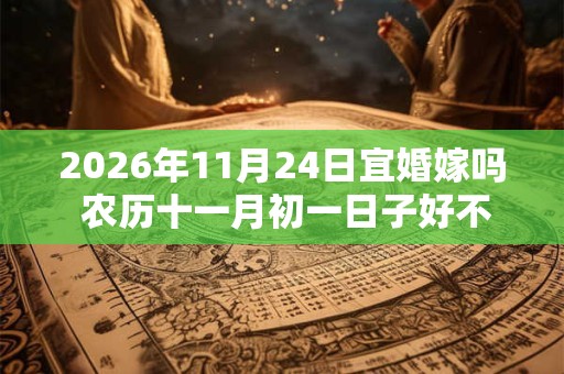 2026年11月24日宜婚嫁吗 农历十一月初一日子好不好 2026年11月24日宜婚嫁吗 农历十一月初一日子好不好