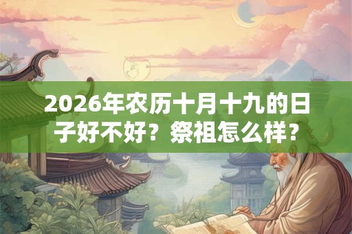 2026年农历十月十九的日子好不好?祭祖怎么样? 2026年农历十月十九的日子好不好?祭祖怎么样?