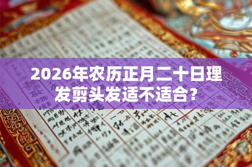 2026年农历正月二十日理发剪头发适不适合？