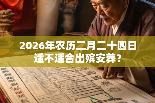 2026年农历二月二十四日适不适合出殡安葬? 2026年农历二月二十四日适不适合出殡安葬?