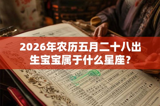 2026年农历五月二十八出生宝宝属于什么星座? 2026年农历五月二十八出生宝宝属于什么星座?