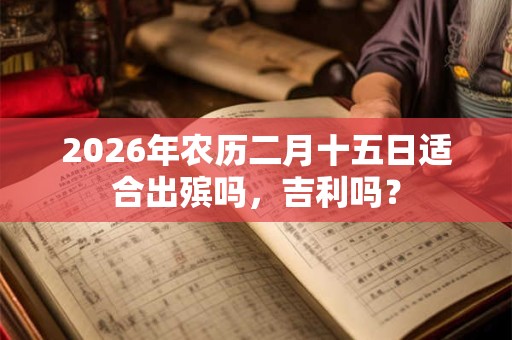 2026年农历二月十五日适合出殡吗，吉利吗？