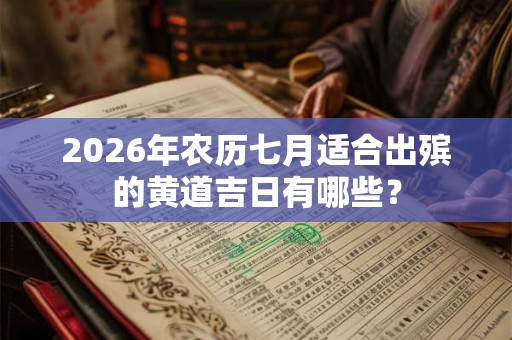 2026年农历七月适合出殡的黄道吉日有哪些? 2026年农历七月适合出殡的黄道吉日有哪些?