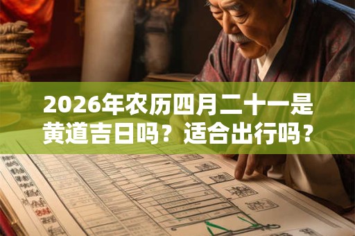 2026年农历四月二十一是黄道吉日吗？适合出行吗？