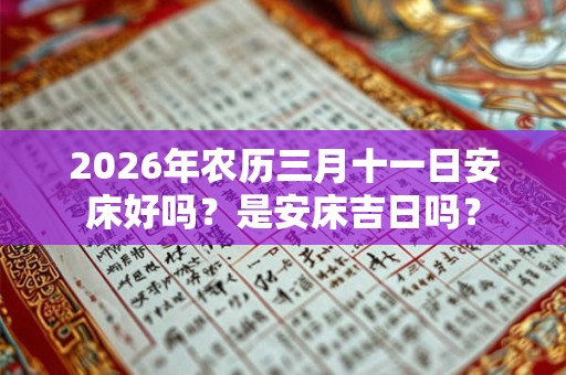 2026年农历三月十一日安床好吗？是安床吉日吗？