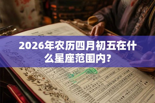2026年农历四月初五在什么星座范围内? 2026年农历四月初五在什么星座范围内?