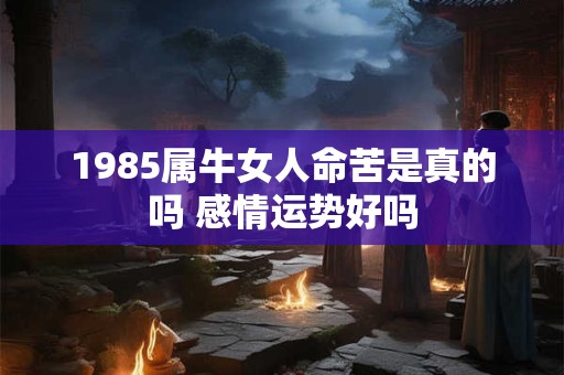 1985属牛女人命苦是真的吗 感情运势好吗