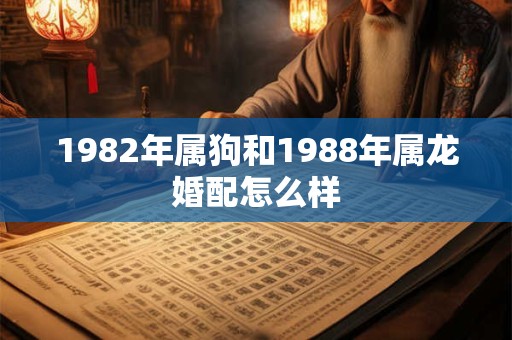 1982年属狗和1988年属龙婚配怎么样 1982年属狗和1988年属龙婚配怎么样
