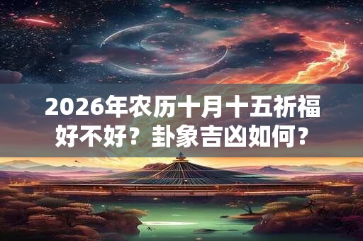 2026年农历十月十五祈福好不好?卦象吉凶如何? 2026年农历十月十五祈福好不好?卦象吉凶如何?