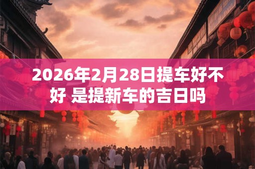 2026年2月28日提车好不好 是提新车的吉日吗