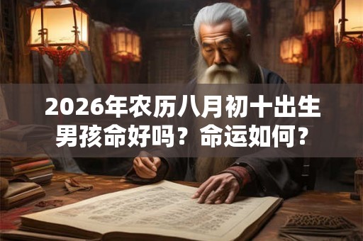 2026年农历八月初十出生男孩命好吗?命运如何? 2026年农历八月初十出生男孩命好吗?命运如何?