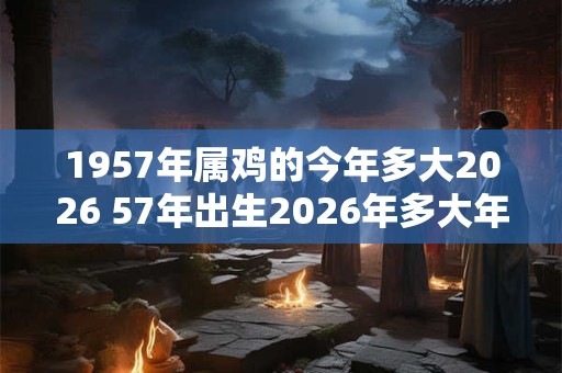1957年属鸡的今年多大2026 57年出生2026年多大年龄 1957年属鸡的今年多大2026 57年出生2026年多大年龄