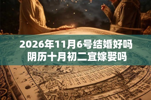 2026年11月6号结婚好吗 阴历十月初二宜嫁娶吗