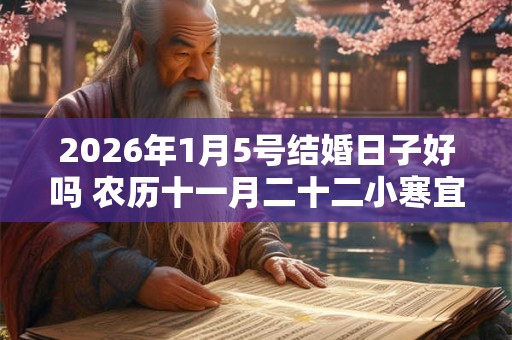 2026年1月5号结婚日子好吗 农历十一月二十二小寒宜嫁娶吗