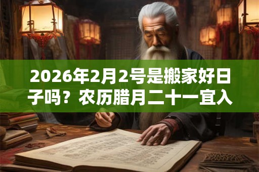 2026年2月2号是搬家好日子吗?农历腊月二十一宜入宅吗 2026年2月2号是搬家好日子吗?农历腊月二十一宜入宅吗